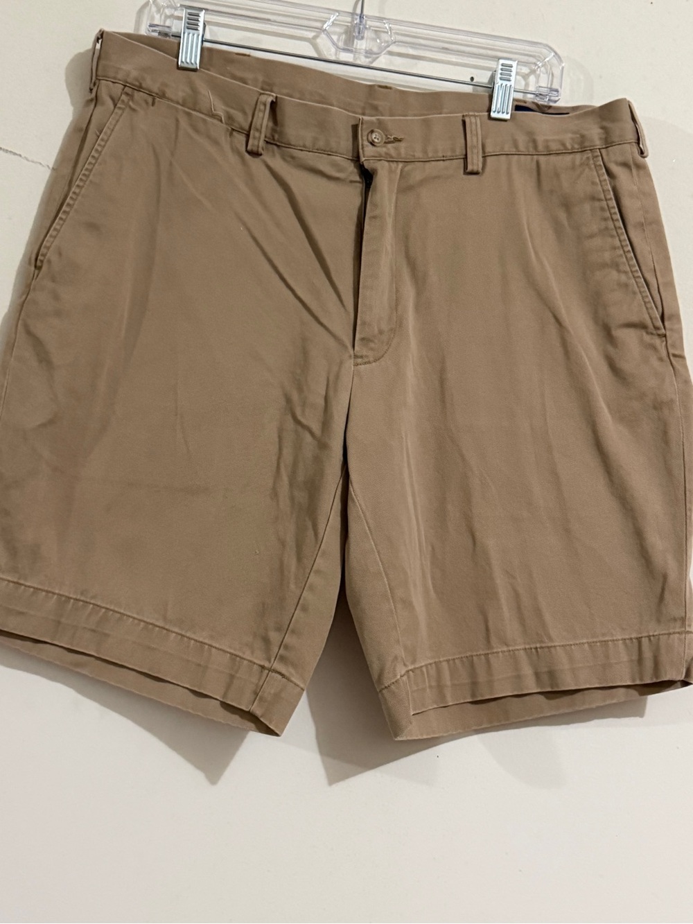 Polo by Ralph Lauren Men's Tan Flat Front Shorts